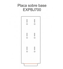 Placa para 3 pares pendientes catalán base EXPBJ700